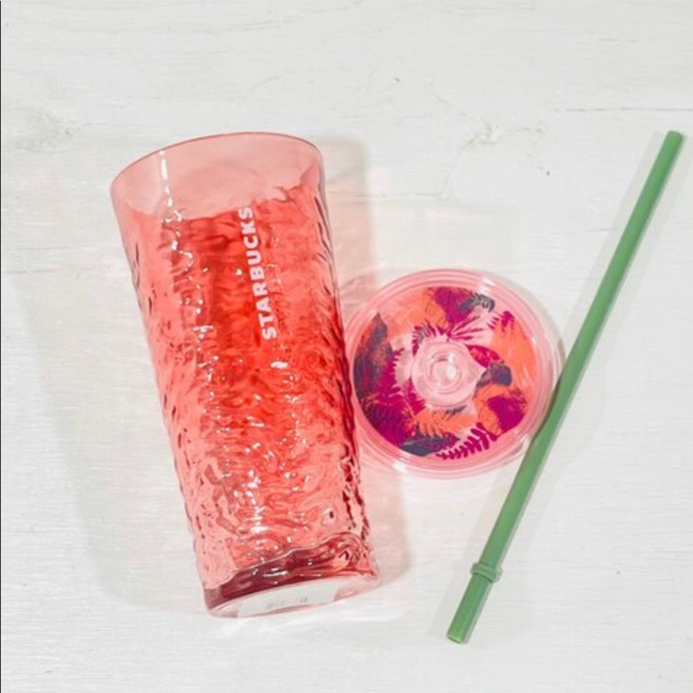 Starbucks Glass Cold Cup 💗